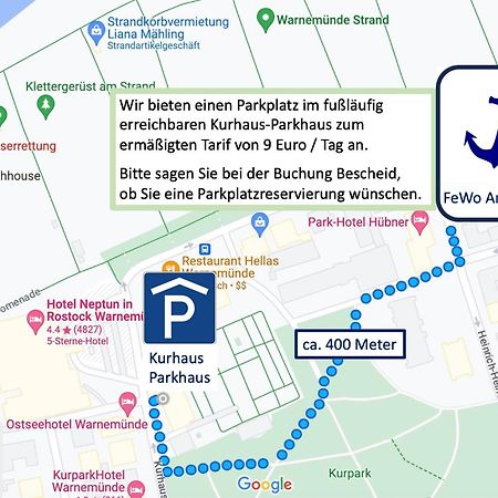 Ankerplatz Warnemuende - Direkte Strandnaehe Mit Leuchtturmblick Rostock Exterior foto
